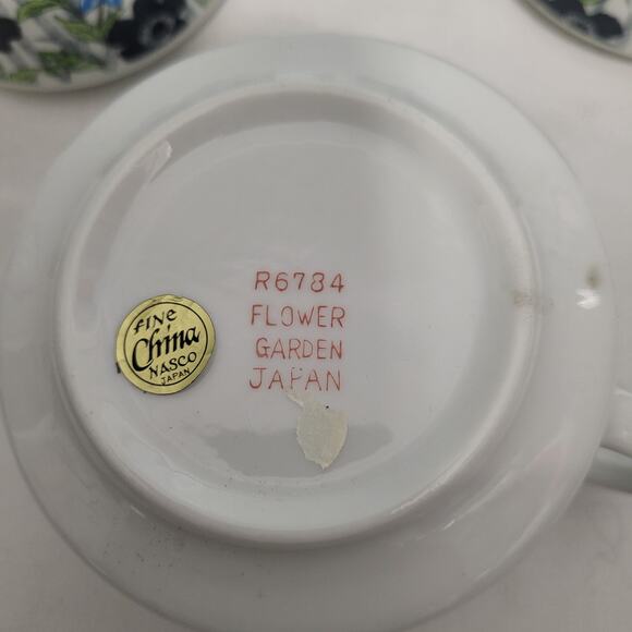 Vintage Flower Garden 4 Fine China  Mug 1970"s R6784 Made in Japan 112025-1TClo - Picture 4 of 7